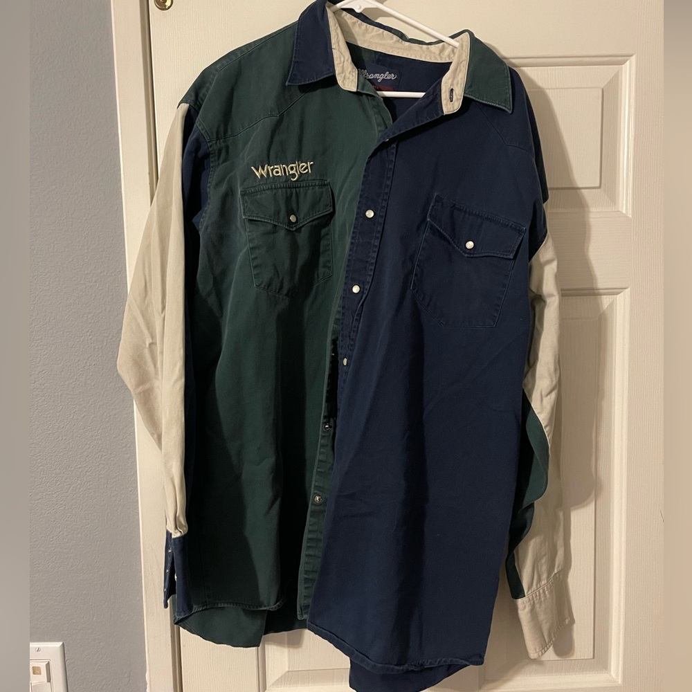 Retro Wrangler Button Up XL